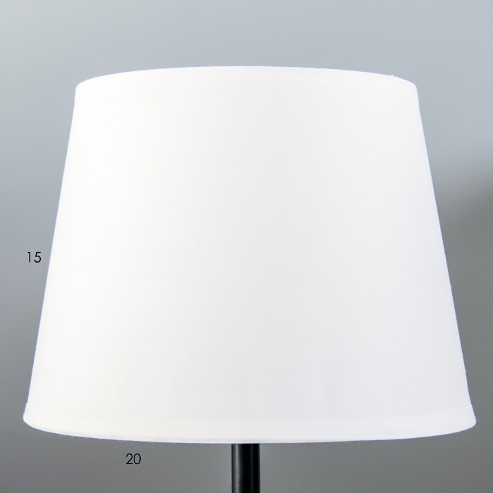 Настольная лампа Настольная лампа "Зефир" Е14 40Вт белый голубой 30х30х33см RISALUX