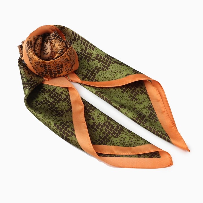 Платок женский MINAKU р-р 70*70 см, цв. оранжевый Платок женский MINAKU р-р 70*70 см, цв. оранжевый