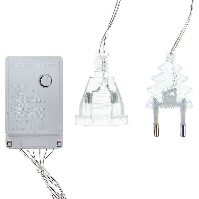 Гирлянда «Занавес» 2 × 1.5 м, IP20, прозрачная нить, 360 LED, свечение мульти, 8 режимов, 220 В Гирлянда «Занавес» 2 × 1.5 м, IP20, прозрачная нить, 360 LED, свечение мульти, 8 режимов, 220 В