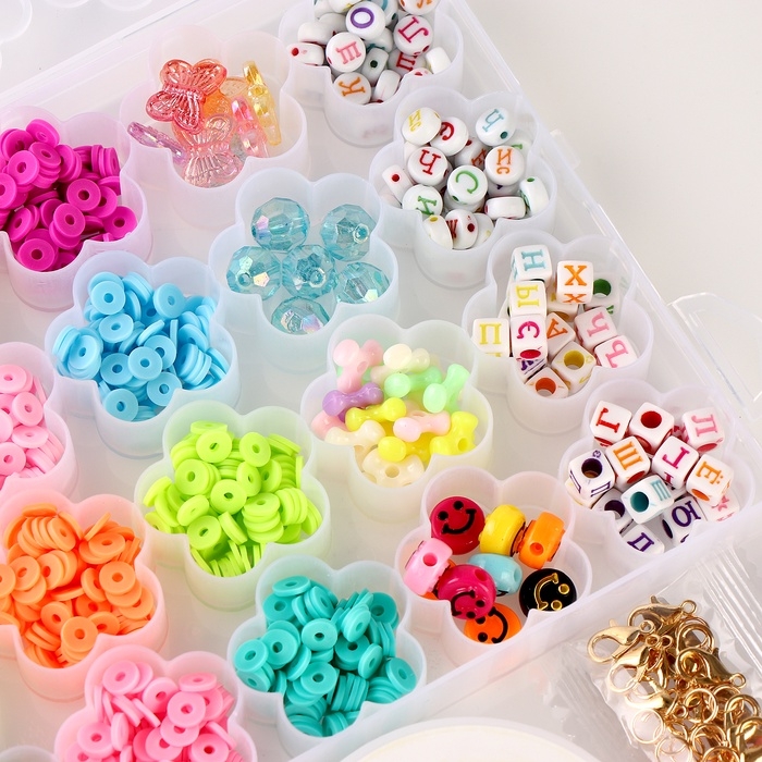 Набор для творчества «Украшение из бусин. Цветы» Набор для творчества «Украшение из бусин. Цветы»