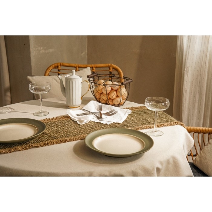 Дорожка на стол SL Home, 30×120 см, цвет бежевый Дорожка на стол SL Home, 30×120 см, цвет бежевый