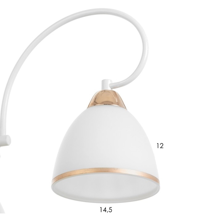 Люстра Люстра "Сампи" 5хЕ27 40Вт белый 59х59х53 см BayerLux