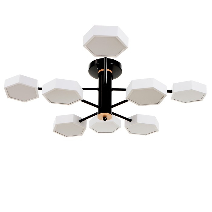 Люстра 1318/8WT LED 192Вт 3000-6000К белый 86х86х25 см BayerLux