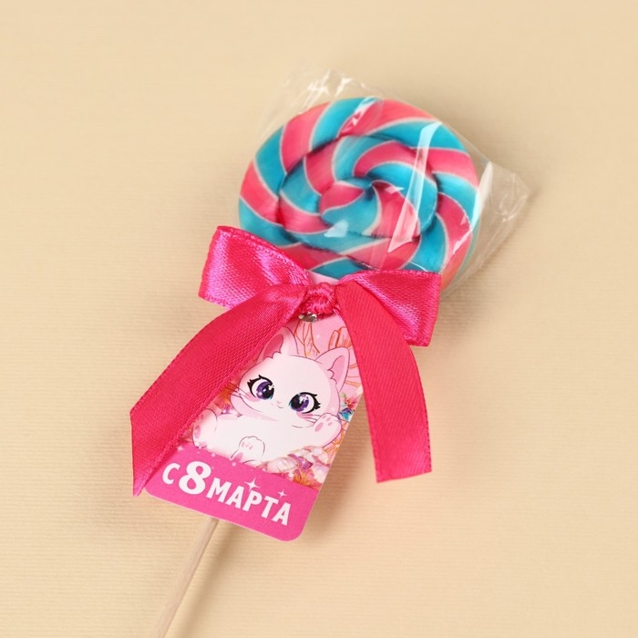 Леденец на палочке «8 марта», вкус: грейпфтут-гуава, 15 г. Леденец на палочке «8 марта», вкус: грейпфтут-гуава, 15 г.