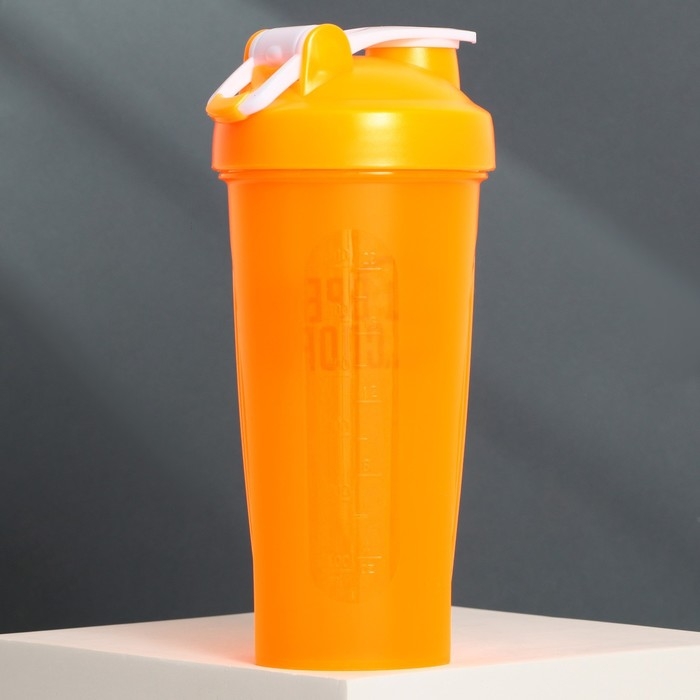 Шейкер пластиковый «Время спорта», 600 мл