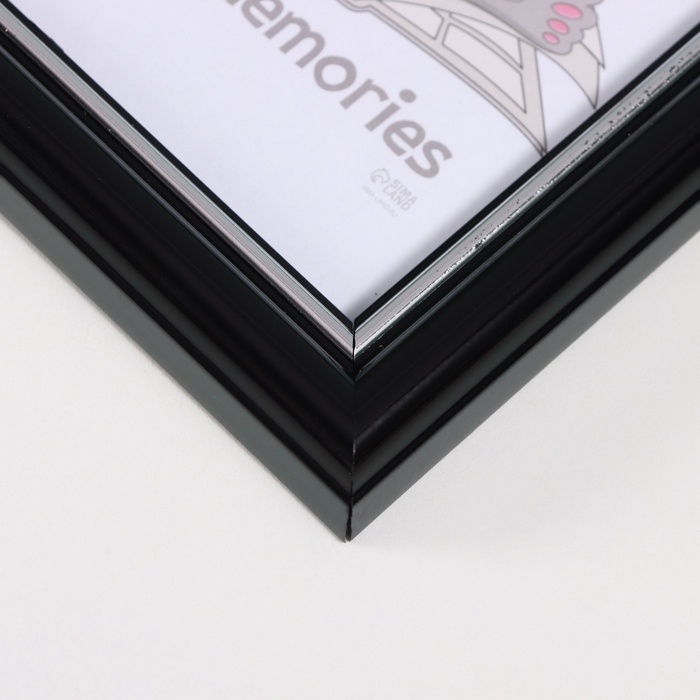 Фоторамка пластик Фоторамка пластик "Пиксель" 10х15 см, чёрный