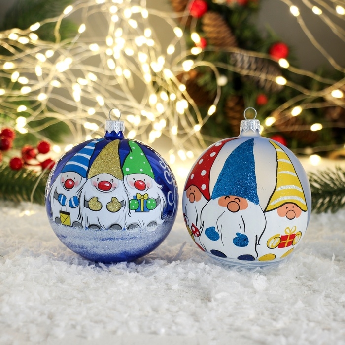 Шар "Гномики" 9,5 см