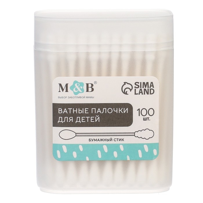 Ватные палочки в тубе 100 шт., наконечник - спираль | классика, хлопок/бумага(стик) Ватные палочки в тубе 100 шт., наконечник - спираль | классика, хлопок/бумага(стик)