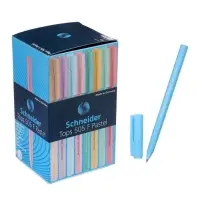 Ручка шариковая Schneider. Tops 505 F, синий стержень, узел 0.8 мм, МИКС