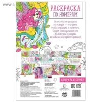 Раскраска по номерам «Прекрасные феи», 16 стр., формат А4