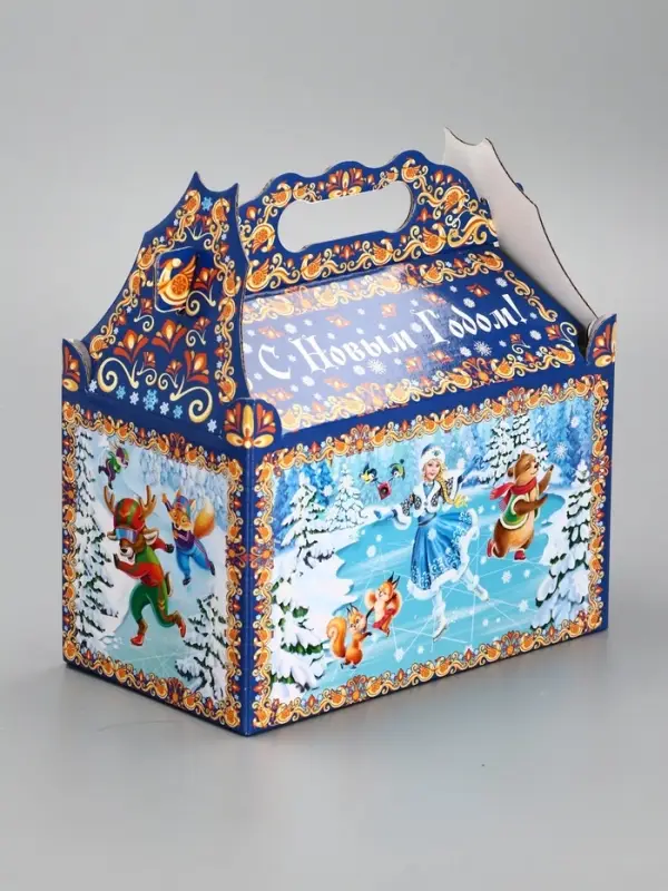 Подарочная новогодняя коробка «Олимпиада», для сладких подарков, 20×12×19 см Подарочная новогодняя коробка «Олимпиада», для сладких подарков, 20×12×19 см