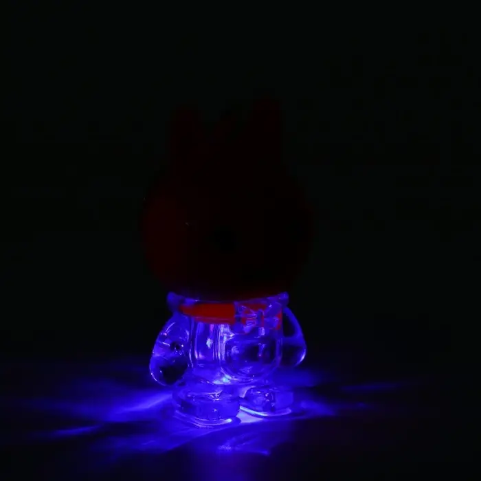 Фонарик брелок для ключей на кольце «Заяц», 3×AG3, МИКС Фонарик брелок для ключей на кольце «Заяц», 3×AG3, МИКС