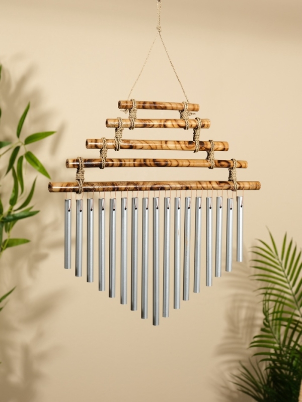 Музыка ветра Музыка ветра "Лесенка" бамбук, сиграсс, алюминий 30х1,5х45 см