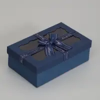 Набор подарочных коробок 3 в 1, прямоугольные с окном 23&times;16&times;9.5 21&times;14&times;8.0 19&times;12&times;6.5 см