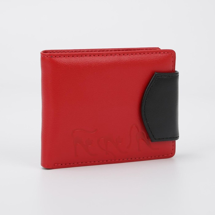Кошелёк женский на магните, цвет красный Кошелёк женский на магните, цвет красный