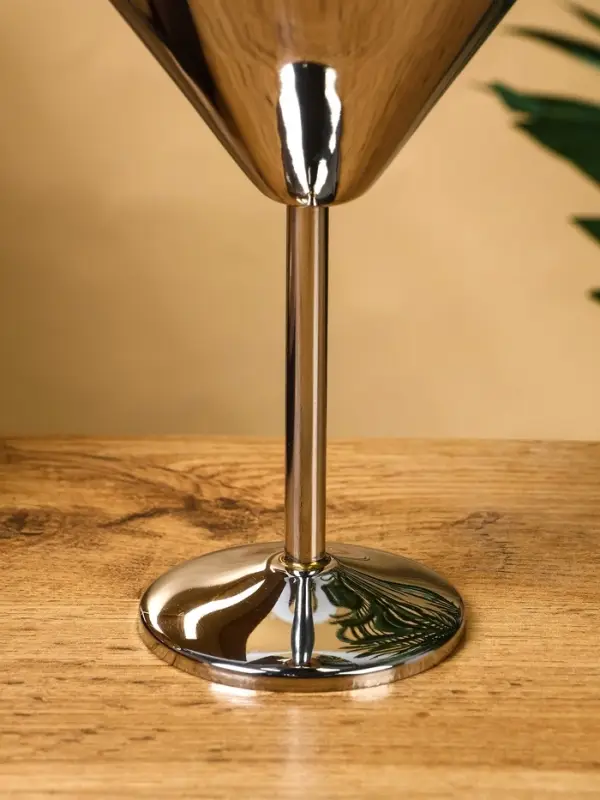 Бокал для мартини Бокал для мартини "Серебро" нержавеющая сталь 11х11х17,5 см