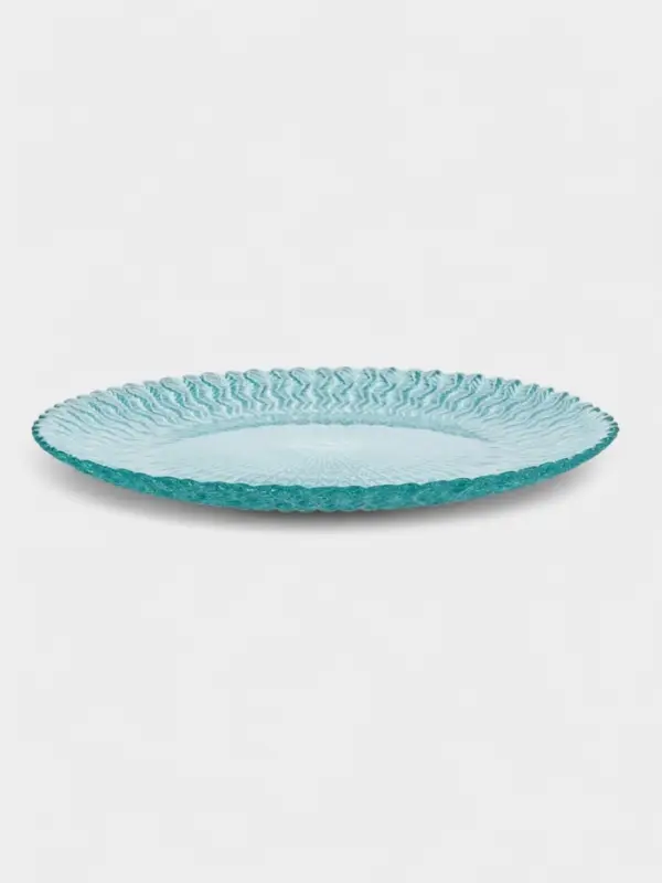 Тарелка "РЕТРО БРИЗ" 21 см, голубой цвет