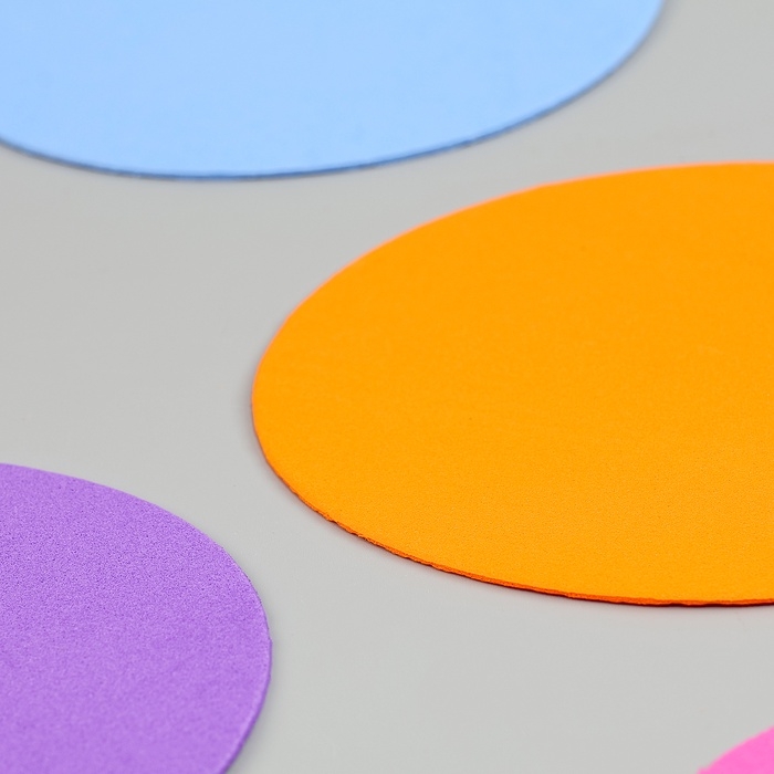 Набор фигурок из EVA  Набор фигурок из EVA "Круг", 12 шт, цвет МИКС