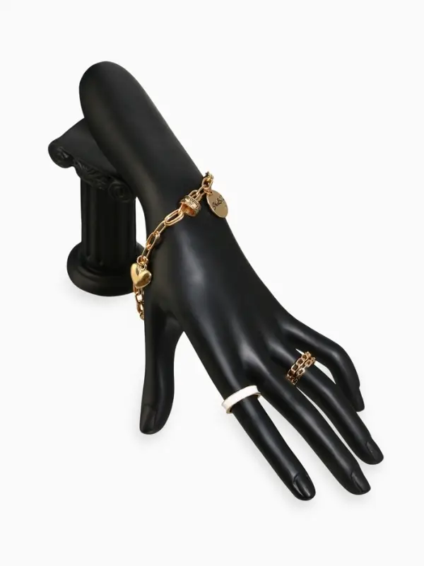 Подставка для украшений &laquo;QF. Рука&raquo;, 10.5&times;23.5&times;13 см, чёрная