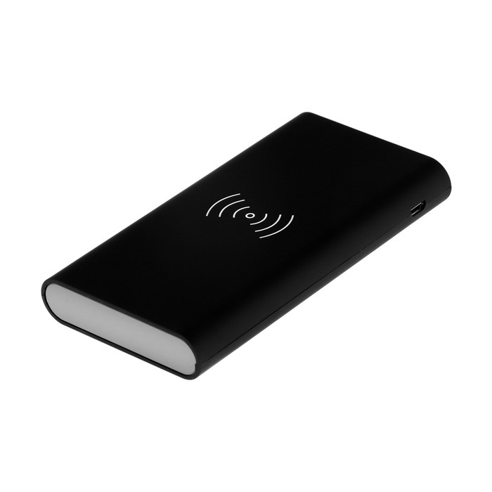 Внешний аккумулятор Luazon модель PB-31, 8000 мАч, USB, microUSB-Type-C, беспр.заряд. черный Внешний аккумулятор Luazon модель PB-31, 8000 мАч, USB, microUSB-Type-C, беспр.заряд. черный