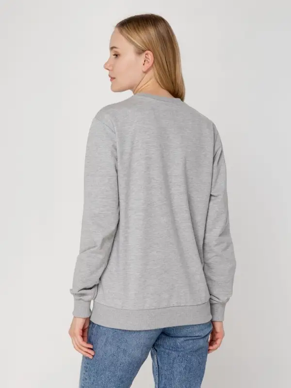 Толстовка Unit Toima серый меланж, размер XS Толстовка Unit Toima серый меланж, размер XS