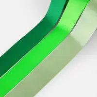 Атласная лента, набор 3 шт., 50 мм, 23&plusmn;1 м, зелёная