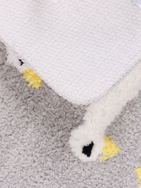 Коврик Доляна «Гуси», 40×60 см, микрофибра, серый Коврик Доляна «Гуси», 40×60 см, микрофибра, серый