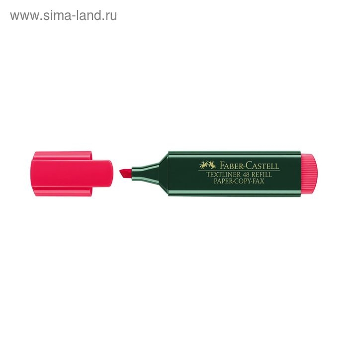 Маркер Текстовыделитель 5,0 мм, Faber-Castell TL 48, красный TL, 154821 Маркер Текстовыделитель 5,0 мм, Faber-Castell TL 48, красный TL, 154821