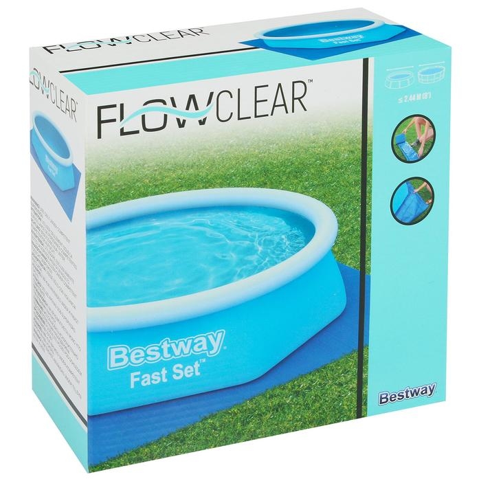 Подстилка для круглых бассейнов, 274 х 274 см, 58000 Bestway Подстилка для круглых бассейнов, 274 х 274 см, 58000 Bestway