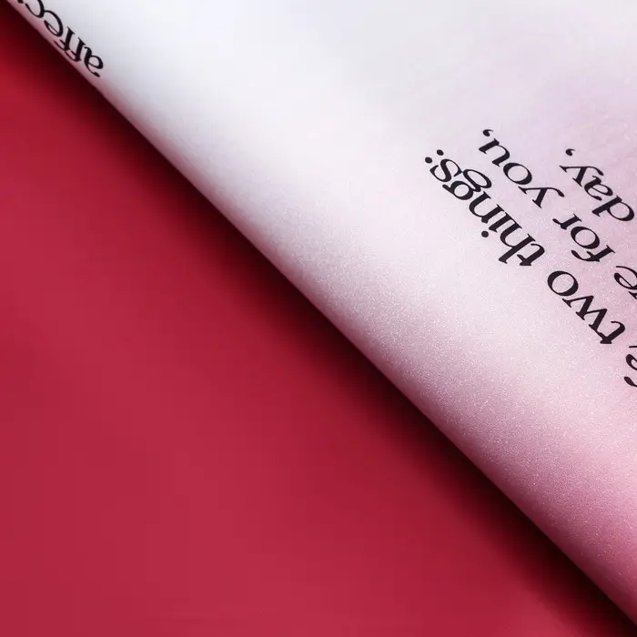 Пленка флористическая для цветов и букетов &laquo;Любовь&raquo;, винный, 65 мкм, 57 см&times;10 м