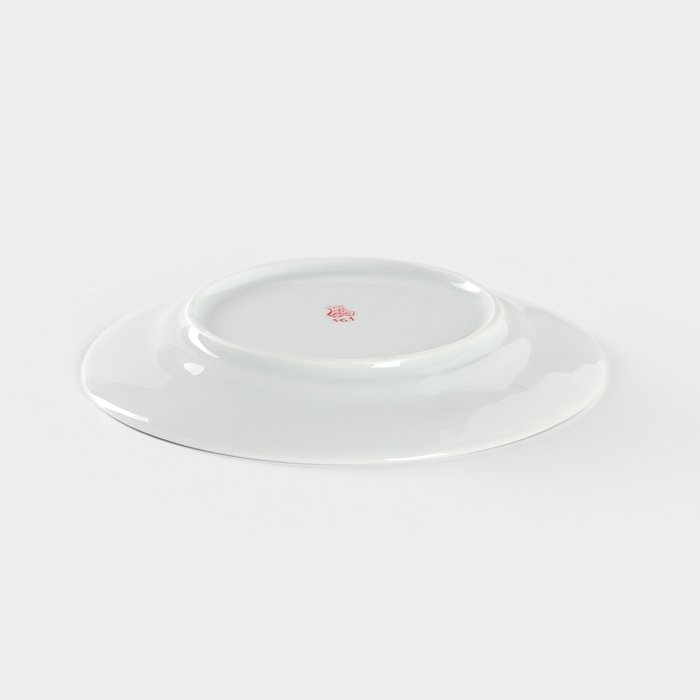 Тарелка фарфоровая «Пчёлы», d=17 см, рисунок микс, цвет белый Тарелка фарфоровая «Пчёлы», d=17 см, рисунок микс, цвет белый