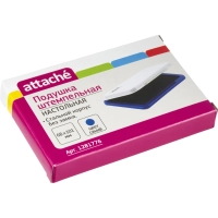 Подушка штемпельная настольная Attache синяя 68х101 см металл