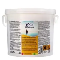 Дезинфицирующее средство Chemoform &laquo;Все в одном&raquo;, для воды бассейне, мульти-таблетки, 20 г, 5 кг
