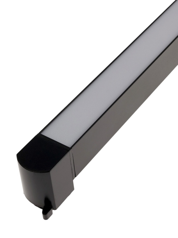 Трековый светильник линейный, поворотный, 30 Вт, 2700 Лм, 4000К, IP20, черный