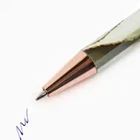 Набор ручек пластик софт-тач "Учитель", 2 шт, синяя паста 0.7 мм