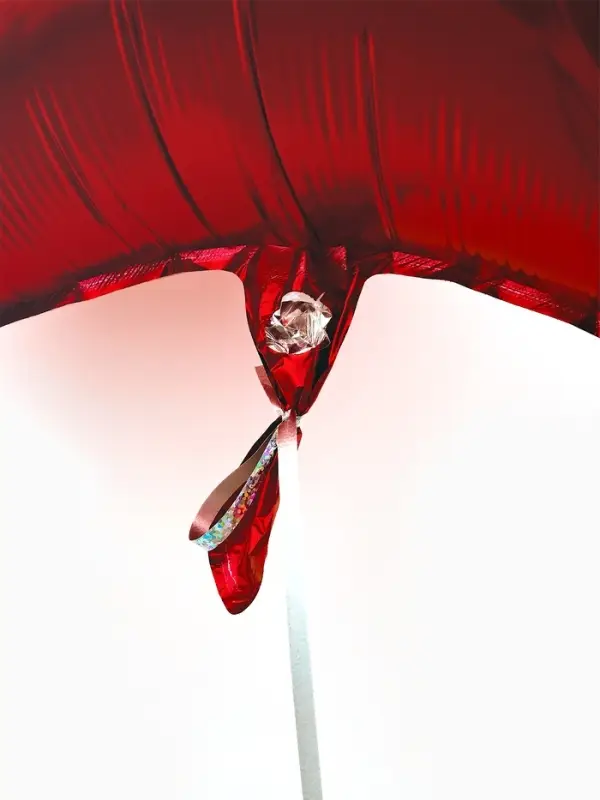 Воздушные шары фольгированные 18" "Звезда" цвет красный, набор 5 штук