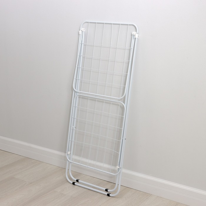 Сушилка для белья напольная складная Доляна, рабочая длина 16 м, цвет белый Сушилка для белья напольная складная Доляна, рабочая длина 16 м, цвет белый