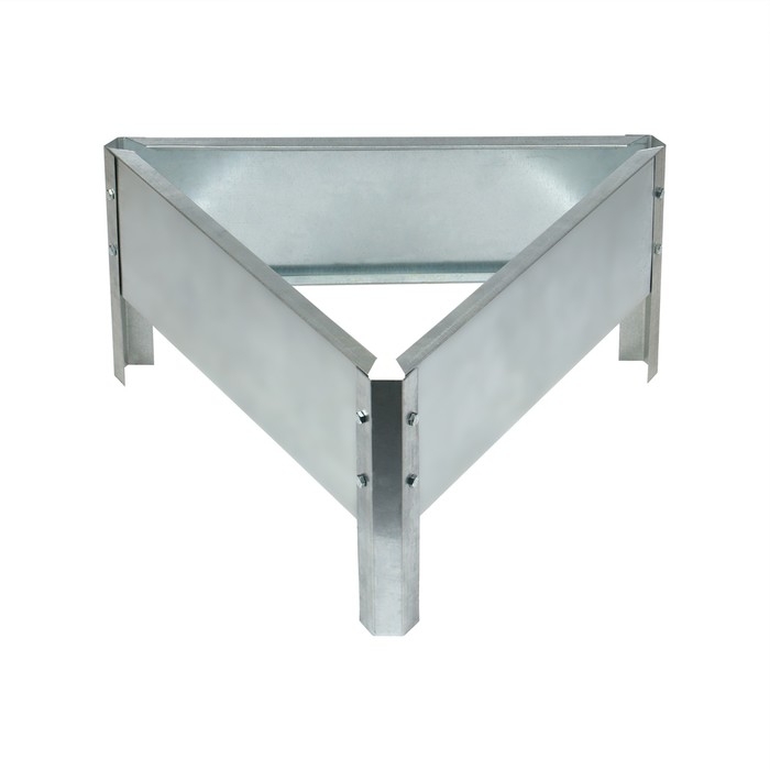 Клумба оцинкованная, 50 × 15 см, «Терция», Greengo Клумба оцинкованная, 50 × 15 см, «Терция», Greengo