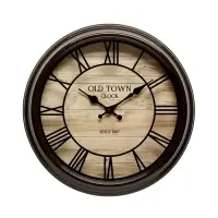 Часы настенные классические, бесшумные, плавный ход, d=31 см