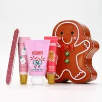 Новогодний подарочный набор косметики: крем для рук, бальзам для губ, пилочка для ногтей, URAL LAB Новогодний подарочный набор косметики: крем для рук, бальзам для губ, пилочка для ногтей, URAL LAB