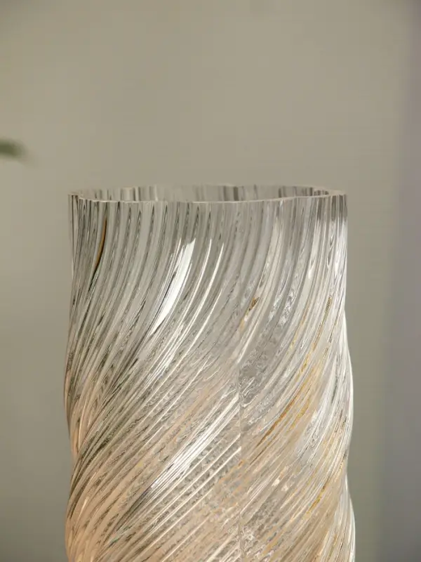 Ваза стекло настольная  Ваза стекло настольная "Бриджит" 24,5х11 см, прозрачный