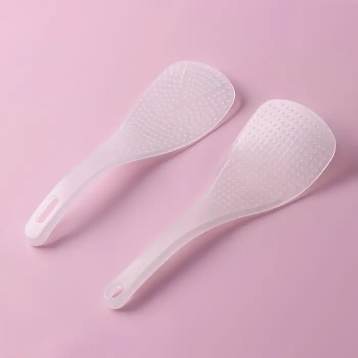 Ложка для мультиварки Доляна, 19 см, антиналипающее покрытие, прозрачный Ложка для мультиварки Доляна, 19 см, антиналипающее покрытие, прозрачный