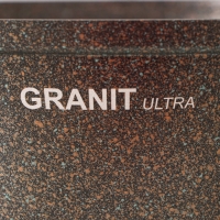 Кастрюля-жаровня Granit ultra (original), 5 л, d=28 см, антипригарное покрытие, цвет чёрный