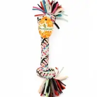 Игрушка для больших собак канатная "2 узла" огромная до 190 г, до 38 см