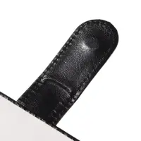 Ежедневник недатированный формат А5, с хлястиком, 112л, линия, пвх, Классика Черный Ежедневник недатированный формат А5, с хлястиком, 112л, линия, пвх, Классика Черный