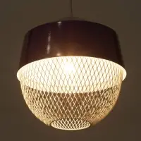 Светильник потолочный BayerLux Lea, 1&times;40 Вт, Е27, темно-фиолетовый, 26&times;26&times;32 см