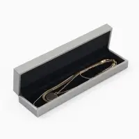 Футляр под браслет/цепочку/часы &laquo;Квадро&raquo; классический, 22&times;5.5, серый