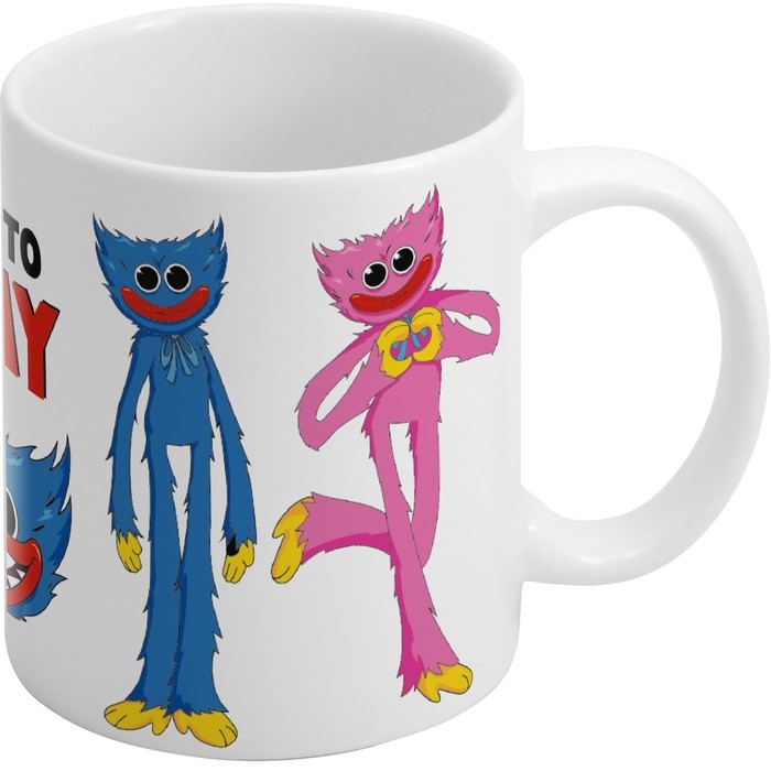 Кружка керамическая детская, сублимация, 350 мл «Time to play», Монстр