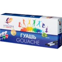 Гуашь Классика Луч 12 цв., 320 г,&nbsp; блок-тара, 21С 1376-08