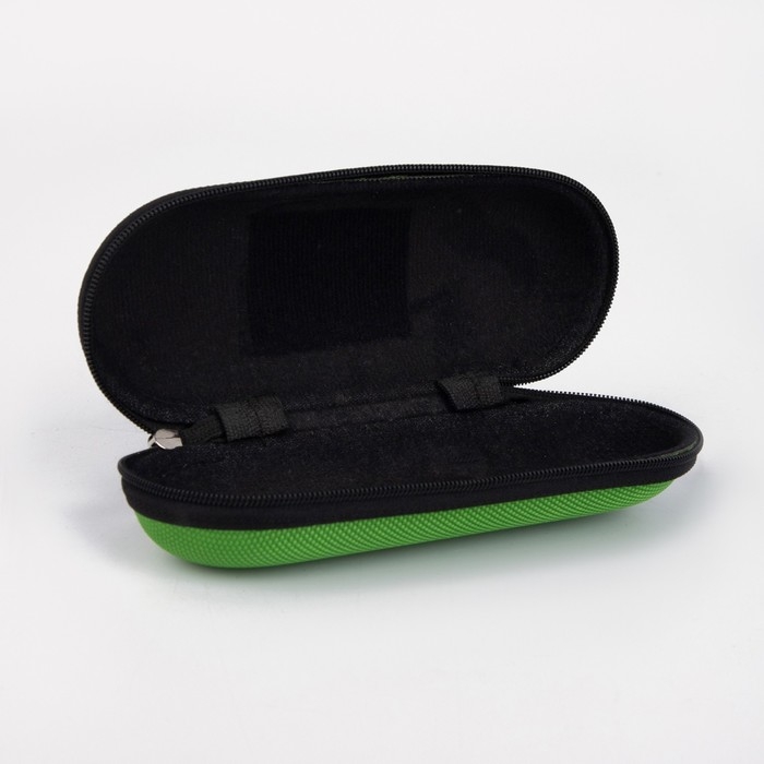 Футляр для очков молнии, длина 16 см, цвет МИКС Футляр для очков молнии, длина 16 см, цвет МИКС